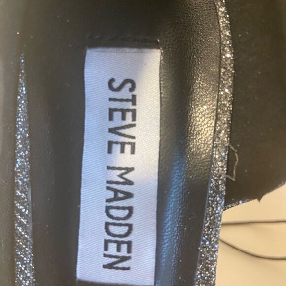 NWOT STEVE MADDEN Stilleto Rhinestne ClassicPump Gray Size 7 - Picture 7 of 12